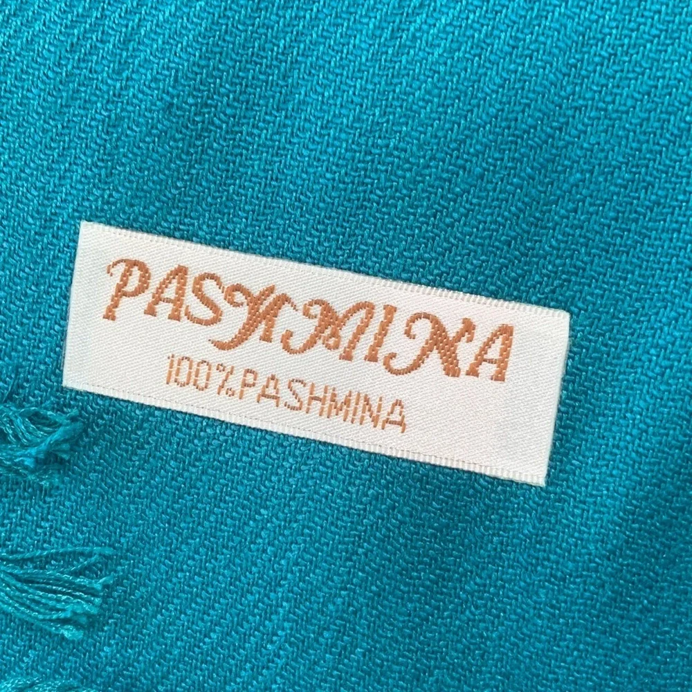 Teal jewel tone pashmina wrap